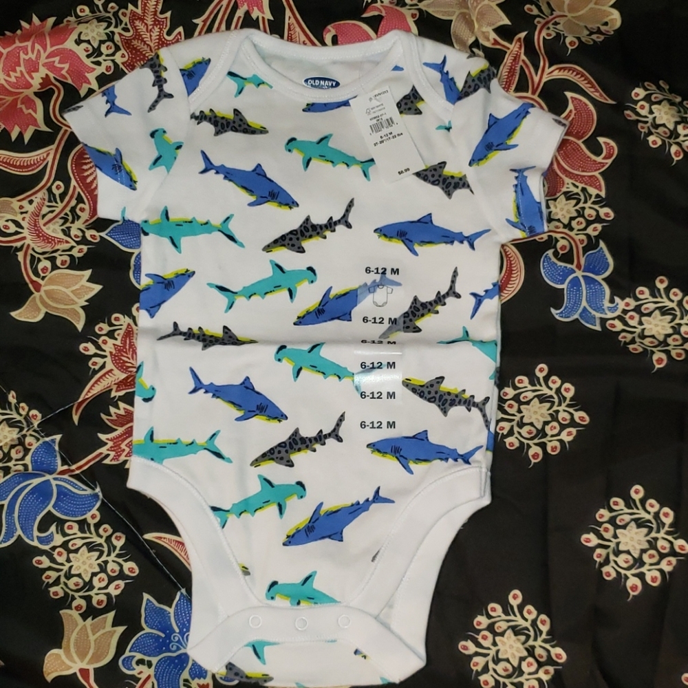 Unisex printed bodysuit for baby